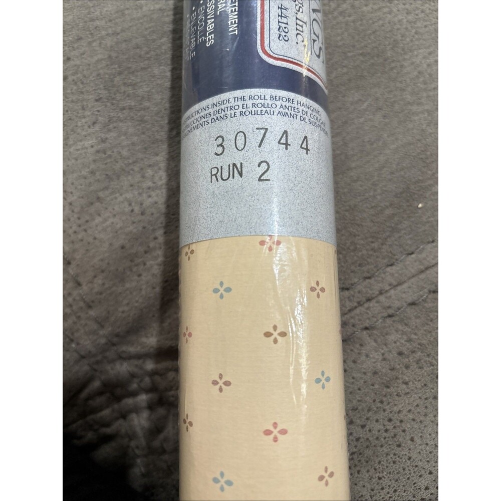 NOS C&A Wallpaper 30744 Run 2 Beige Petal Sealed VTG — Matching Bolts Available